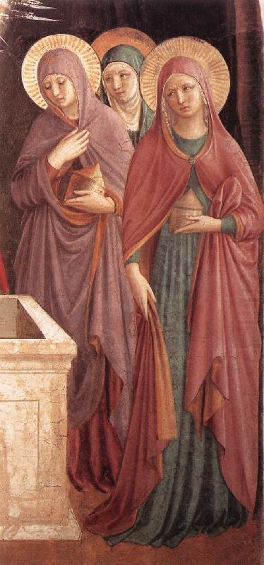 Women at the Tomb (detail) sdg, GOZZOLI, Benozzo